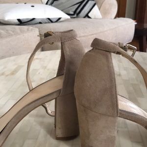 Jessica Simpson Shoes - Jessica Simpson nude suede heels Jessica Simpson Shoes - Jessica Simpson nude suede heels